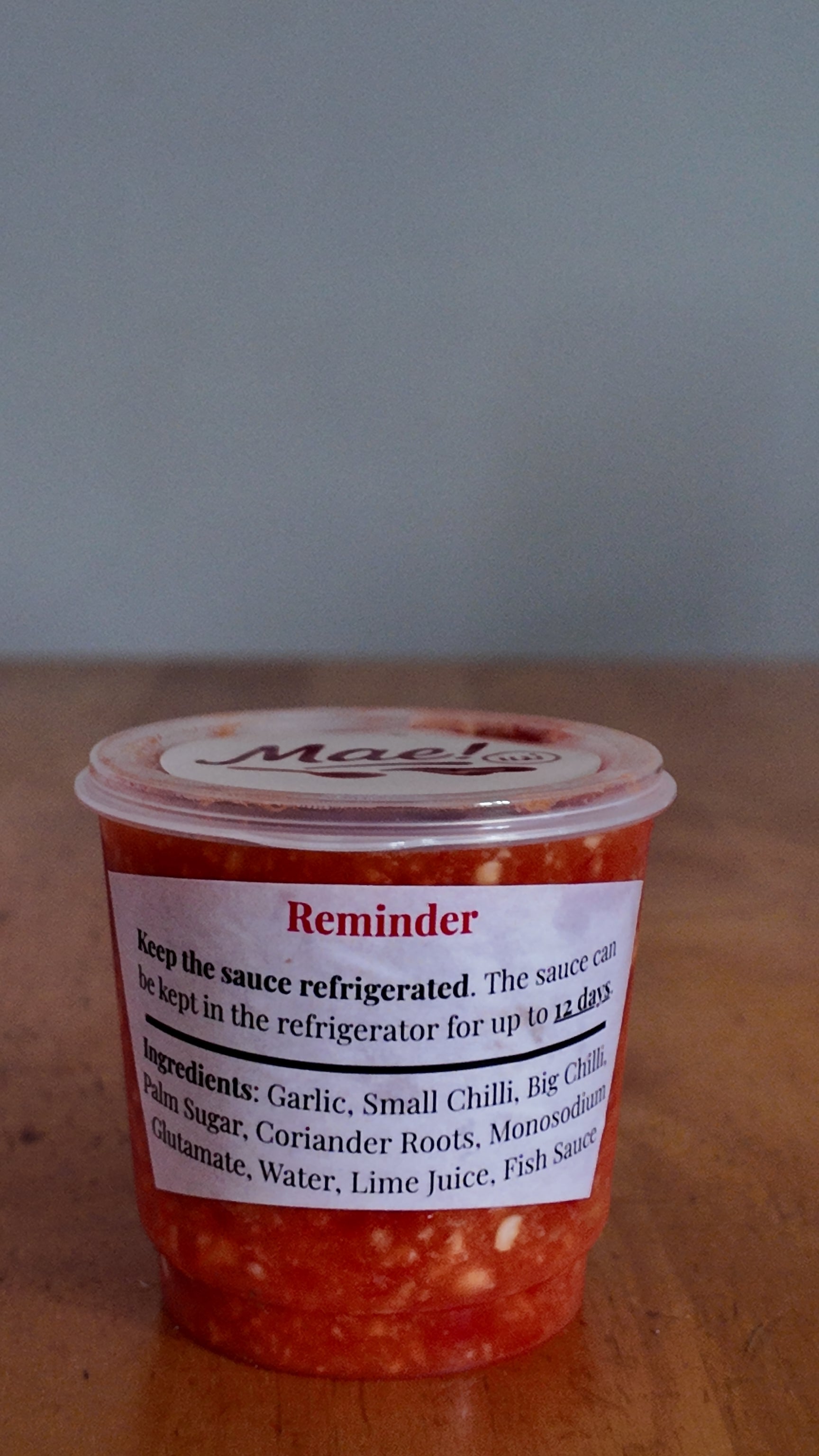 Thai Seafood Chilli Dipping Sauce (Red)